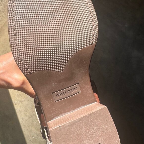 New in Box MIU MIU Buckle Harness Boots - size 37 - Picture 15 of 16